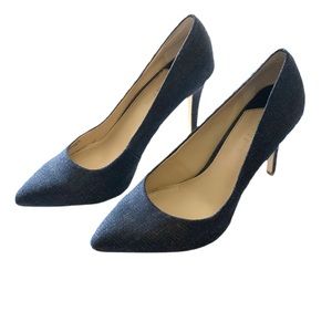 Gianni Bini Denim Fabric Pumps 8M
